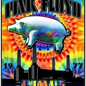 Pink Floyd Animals Blanket ~ 50" x 60" ~ Officially Licensed ~ Brand New!